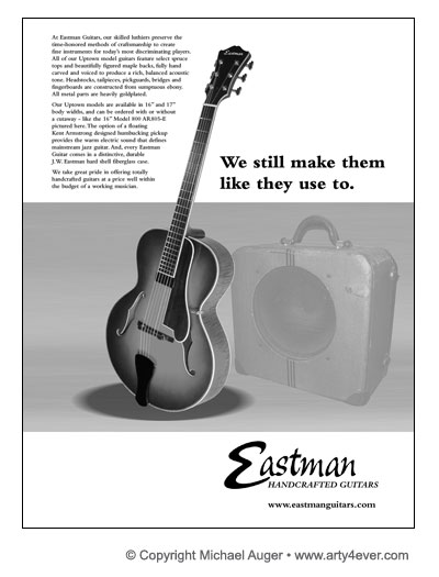 Eastman Vintage Guitar Ad