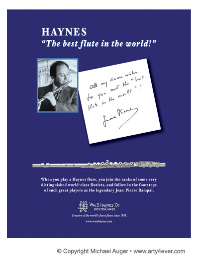 Haynes Flutes Ad